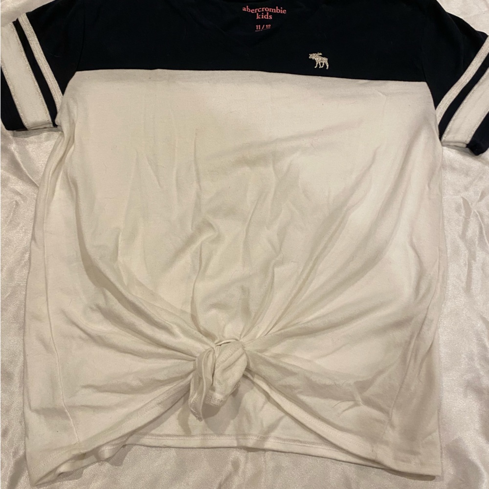Abercrombie Kids Girls logo t-shirt
